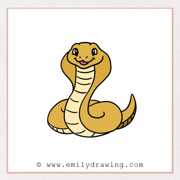 Preview of King Cobra drawing